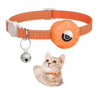 Cat Collar Reflective Kitten with Detachable Buckle Tracking Bracket and Bell Lightweight Comfortable Nylon for Cats Kittens Puppies