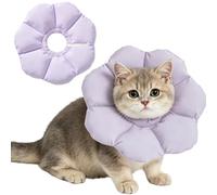 Cat Collar Size M, Adjustable Lick Protection Cat, Soft Collar for Cats Small Dogs After Surgery, Elizabethan Collar, Purple