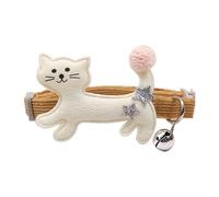 Cat Collar with Bell, Kitten Collar with Bell, Separate Plush Kitten Collar with Bell, Fashionable Pet Accessories, Comfortable, Adjustable Cute Cat Clothes for Kittens, Puppy