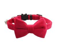 Cat Collar with Bow - Non-Irritating Pet Collar for Dogs and Cats - Dogs Apparel Accessories Lovely Collars for Home, Wedding, Walking, Traveling, Photography
