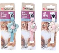 Cat Collar with flower Ada Multiple colours 20-35cm 12mm