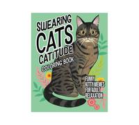 Cat Coloring Book for Adults, Cute Cat Coloring Book for Adults, Relaxing Activity Set Paint Crafts for Lovers Hobbies Enthusiasts Teens Women Relaxation