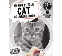 Cat Coloring Book: Hypno Puzzle Single Line Spiral and Activity Challenge Cat Coloring Book for Adults: Volume 6 (Mystery Puzzle Coloring Books for Adults)