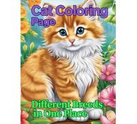 Cat Coloring Page: Different Breeds in One Place