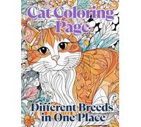 Cat Coloring Page: Different Breeds in One Place