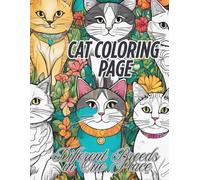 Cat Coloring Page: Different Breeds in One Place