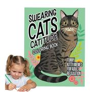 Cat Colouring Books For Adults, Swearing Cats Coloring Book For Adults, Swearing Cats Colouring Book, Funny Kitty Memes Coloring Book, For Adult Relaxation(0pen)