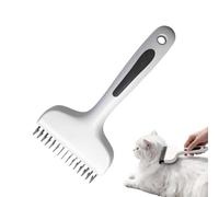 Cat Comb,Detangling Non-slip Shedding Rake,Cat Combs for the Short Haired Dog - for kittens and puppies and short felted hair daily bathing travel inside