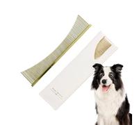 Cat Comb, Dog Combs for the Care of Matting, Ergonomic Dog Face Com Com Multifunctional Pet Brushes for Long-Haired Breeds Sensitive Skin Daily Brush Routine