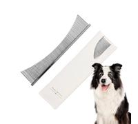Cat Comb, Dog Combs for the Care of Matting, Ergonomic Metal Dog Comb, Multifunctional Pet Brushes for Long-Haired Breeds, Sensitive Skin Daily Brush Routine