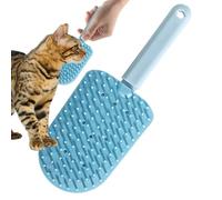 Cat Comb - Dog Grooming Brush - Ergonomic Ice Cream Shaped Non-Slip Accessory for Homes Clinics and Salons