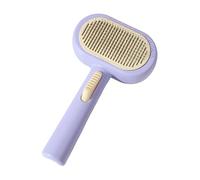 Cat Comb, Durable Self Cleaning Pet, Cats Self Cleaning Grooming, Various Pet Types Gently, Ergonomic Handle With Anti Slip, 20x12x5cm, For Regular Grooming