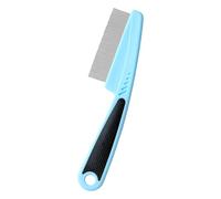 Cat Comb | Fine Tooth Shedding Comb for Dogs - Non-Slip Ergonomic Grooming Tool for Detangling Shedding Season Daily Puppy Home Travel Bath Time Brushing