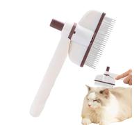 Cat Combs - Pet Hair Combs, Dog Hair Brush Self Cleaning Cat Flea Combss Gentle Comfortable Non-Slip Lightweight Brush | Rotatable Cats Hairs Comb For Pet Shower Puppy Kitten Home Massage
