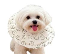 Cat Cone | Adjustable Collar to Prevent Licking - Soft, Waterproof, Anti-Bite and Cute Dog Cone for Kitten Wound Care at Home, Daily Travel and Veterinary