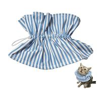 Cat Cone Collar, Adjustable Cat Recovery Collar Soft Cats Collar Cute Cats Cones to Stop Licking Wound Healing Postoperative Care Safety Protective Cone for kitten Dogs Rabbits (Blue)