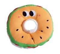 Cat Cone Collar,Adjustable Hamburger Shape Elizabethan Collar Cat Neck Pillow | Stop Licking Dog Soft Cone, Cat Neck Protector & Cat Collar for Dogs, Pets, Puppy