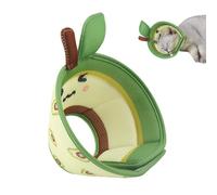 Cat Cone Collar - Adjustable Mesh Size S/M/L, Soft Donut 3D Cute Animal Print | Protective Collar for Cats, Kittens and Small Dogs to Prevent Injury