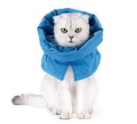 Cat Cone Collar Adjustable Scarf Warm Recovery Stop Licking Soft Lightweight Pet for Cats Chic