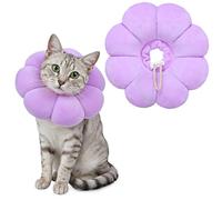 Cat Cone Collar Comfy Flower Style Elizabeth Collar Soft Waterproof Cat Recovery Collars Stop Licking Scratching After Surgery Cute Adjustable Lightweight Kitten Collars for Cats Kittens Small Dogs