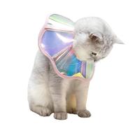 Cat Cone Collar, Dazzling Flowers Shape Cat Recovery Collar for Post-Surgery Wound Healing, Adjustable Pet Cone E-Collar Protective Collar for Cat Kitten Prevent from Licking Wounds Pink M