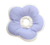 Cat Cone Collar, Soft Adjustable Pet Recovery Collar for Cats and Small Dogs Post Surgery Lick Prevention Cute Flower Design Comfortable Lightweight Cone (V1,M)