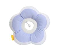 Cat Cone Collar Soft Cat Collar Adjustable Neck Collar Cotton Pet Cone Collar Cute Flower Pattern Neckerchief Waterproof(Z,M)