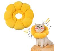 Cat Cone Collar Soft Cat Recovery Collar Lovely Sunflowers Soft Cat Collar Cat Donut Collar Suitable for Pet Medical for Rehabilitation Wound Healing Pet Recovery Collar