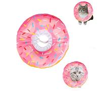 Cat Cone Collar Soft Cat Recovery Collars Lovely Sunflowers Soft Cats Collar Cats Donut Collars Suitable for Pet Medical for Rehabilitation Wound Healing Pet RecoveryCollar (M (Pack of 1))