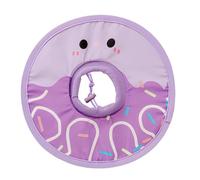 Cat Cone, Foldable Water Resistant Neck Collar, 8.66in Comfortable Neck Donut, Portable Elizabethan Collar for Small Kittens, Safe Recovery Pet Accessory