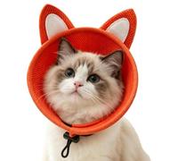 Cat Cone Neck Collar Adjustable Funnel Collar Cute Puppy Recovery Collar For Daily Trips, Interior Care, Grooming, Bathing, Vet Visits, Licking, Scratching