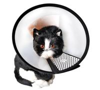 Cat Cone, Pet Recovery Collar Comfy Lightweight Plastic Elizabethan Collar Adjustable Pet Protective Collar Anti-Bite Lick Wound Healing for Puppies, Small Dogs and Cats