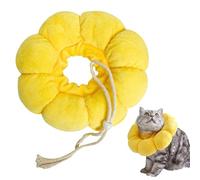 Cat Cones To Stop Licking Surgery Soft Pet Cone Adjustable Cat Recovery Collars Sunflower Design Kitten Dog Donut Collar Soft for kitten Breathable for Cats, Dog, Rabbit, Quicker Healing Recovery Cone