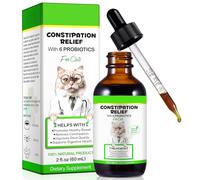 Cat Constipation Treatment Cat Antibiotics For Infections Probiotics Supplements & Vitamins, Vitamins for Cats with 6 Probiotics, Help Digestive Support Gut Health, Improve Immunity