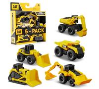 Caterpillar 82150, CAT Little Machines 5 Pack Construction Vehicle, Yellow