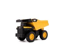 CAT Construction, Real Steel Max Dump Truck 12" - Heavy Duty Steel Construction Toy with Realistic Working Dump Bed - Durable Vehicle for Indoor & Outdoor Play - Ages 3+, Yellow