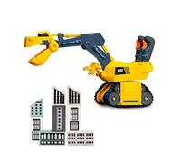 CAT® Construction Roarin Rex-Cavator Excavator I With lights and sounds I Includes building blocks I Stands at 26cm tall I For kids ages 3+