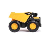 CAT Construction Toys, Mighty Steel Dump Truck 20” - Real Steel Body, Working Dump Bed, Oversize All-Terrain Wheels, Heavy-Duty Construction Vehicle for Indoor & Outdoor Play, Kids Ages 3 +