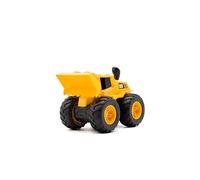 CAT Construction Toys, Tough Treads Wheel Loader - 7” All-Terrain Construction Vehicle with 4-Wheel Drive, Interactive Lever, and Functional Loader, Ages 5+