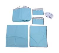 Cat Cooling Cave with 9pcs Ice Pack, Aluminum Foil Large Size, Peacock Blue - Rapid Cooling, Weather Resistant, Reusable Ice Packs for Summer and Four Seasons