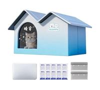 Cat Cooling House - 45x35x37cm Dog Cooling Shelter, Air Conditioned Cat Dog Coolings House, Summer Cave With 10 Ice Packs And 2 Water Absorbing Bags For Cats Dogs For Outdoor Indoor