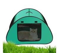 Cat Cooling House - Cloth 70x45x50cm Kitten Tent | Foldable Portable Cool Shelter Kennel House with Breathable Material, Indoor Outdoor Use, Pet Comfort | Cat Tent Small Dog Tenт Summer Shelter