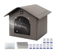Cat Cooling House | Kitten Shelter - Ventilated Insulated Cool Portable Pet Puppy Outdoor Cats Shelter with Absorbent Bags and Ice Pack for Yard Garden Travel
