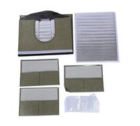 Cat Cooling House, Portable Foldable Oxford Fabric, 19.69x13.98x15.35 Inch with 14pcs Ice Bag - Lightweight Design, Comfortable Cooling Environment, Indoor Outdoor Use for Pets (Army Green)