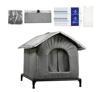 Cat Cooling House Shelter - Double Layer Pet Cabin, Foldable Ice Pack Den for Outdoor Comfort, Cooling Hideaway with Temperature Relief, Animal Haven, Large Chill Refuge for Indoor Lounging