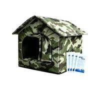 Cat Cooling House with Waterproof Outer Layer, Dry Warm Interior Sanctuary