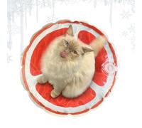 Cat Cooling Mat, Cute Water Sensory Pad for Puppy, Round Fruit Pattern Water Cooling Mat Cushion Sleeping Beds for Pet Relief