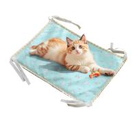 Cat Cooling Mat,Soft Pet Pad - Four-Corner Rope Double-Sided Ice Sleeping Mat Pet Supplies for Dogs and Cats Indoor Outdoor Sofa Crate