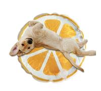 Cat Cooling Mat - Water Sensory Pad for Kitten,Creative Fruit Pattern Pet Round Cooling Sensory Pad for Resting and Sleeping