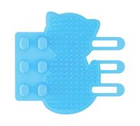 Cat Corner Brush - 16cm Self Groomer Wall | Silicone Material Adjustable Scratching Comb, Massage Hair Grooming Tool For Indoor Cats Shedding Loose Removal And Furniture Corner Attachment